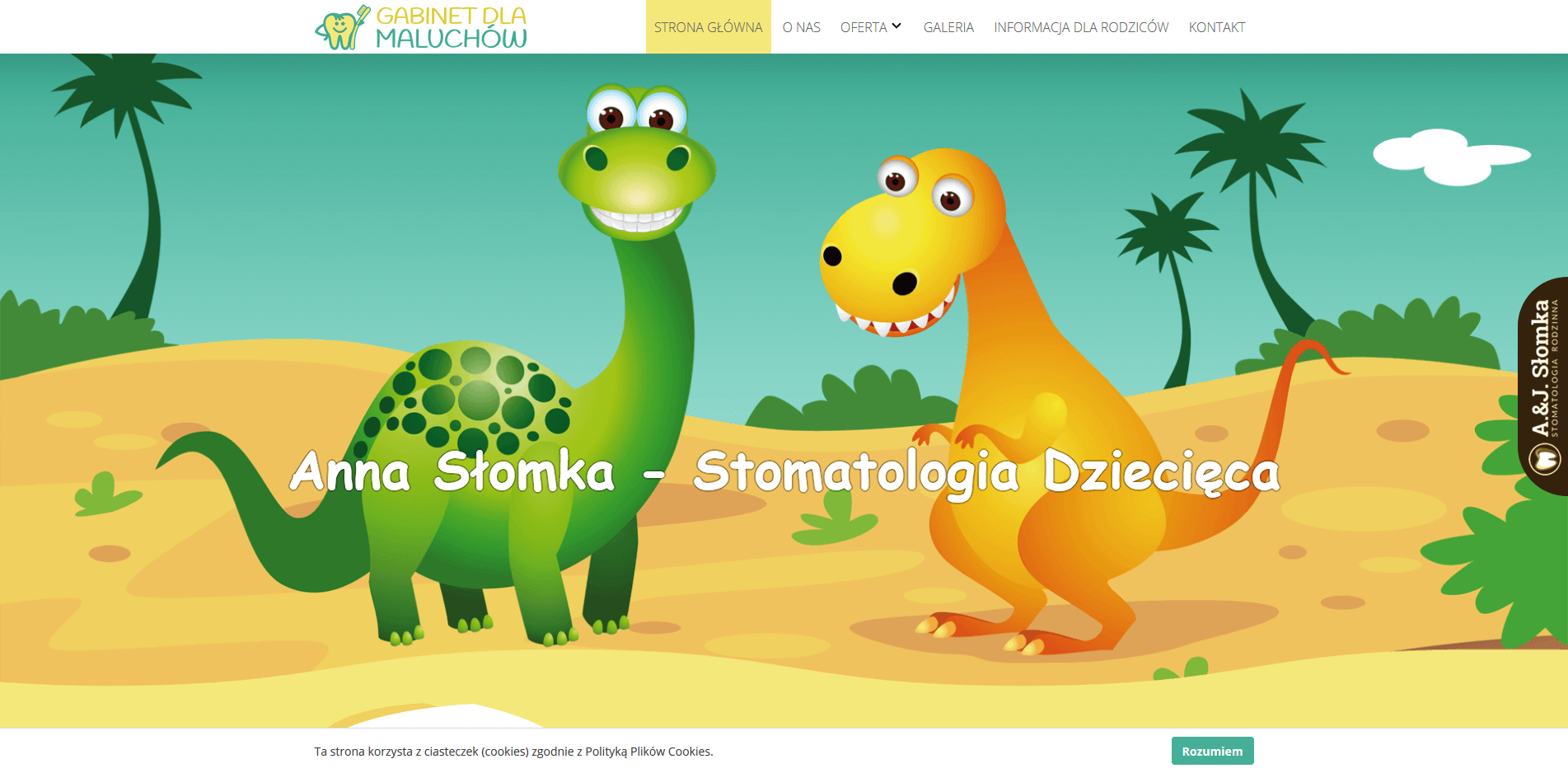 Strona gabinert dla maluchów
