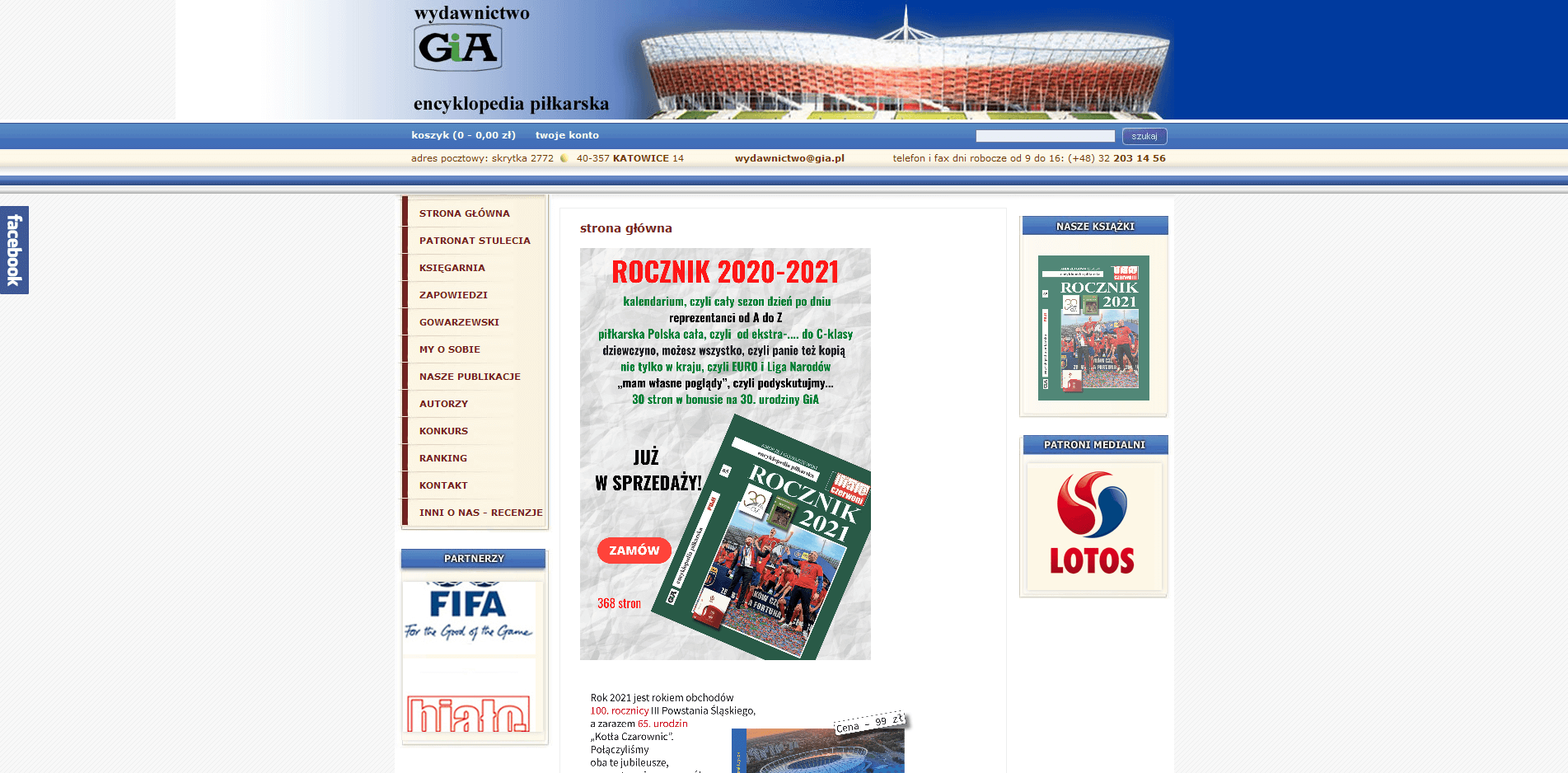 Strona wydawnictwa Gia
